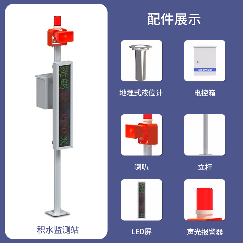 道路積水監測系統為排水管理部門(mén)提供有效的數據