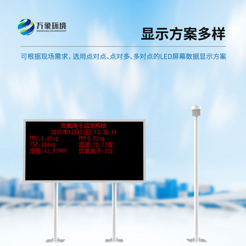 景區生態(tài)環(huán)境監測站主要針對監測空氣中負氧離子濃度