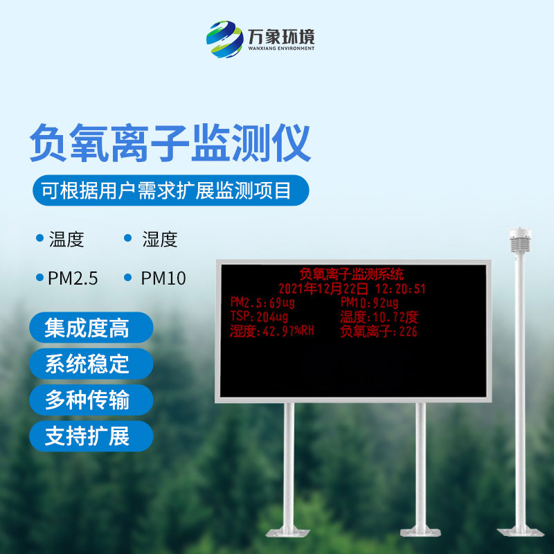 ?智慧監測，清新呼吸：景區負氧離子監測系統的科技力量