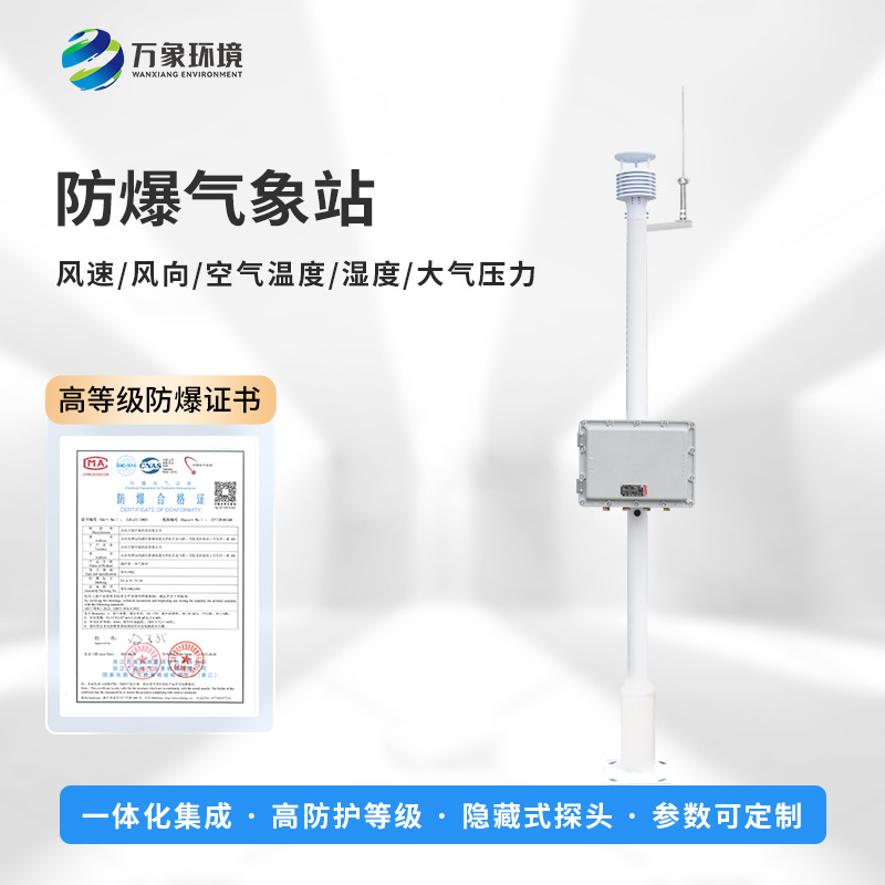 化工廠(chǎng)防爆氣象站